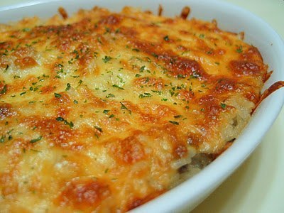Запеканка из индейки и риса