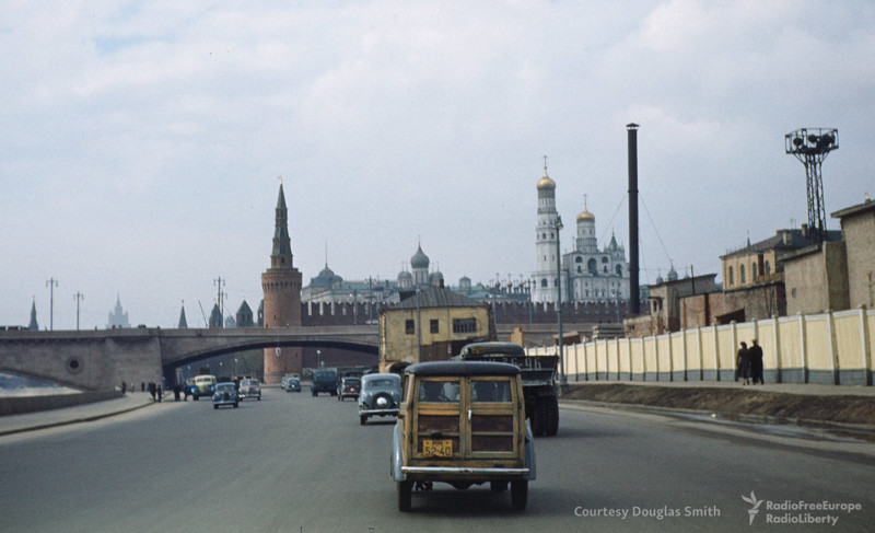 Москворецкая набережная. СССР, американцы., архив, фотографии