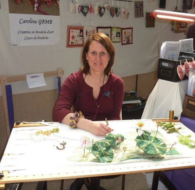 Caroline Gamb и ее школа вышивания Broderie d’art