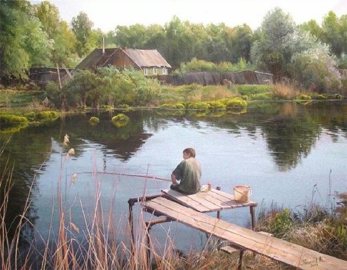 Деревня - душа России. деревня, красота природы, длиннопост, Живопись