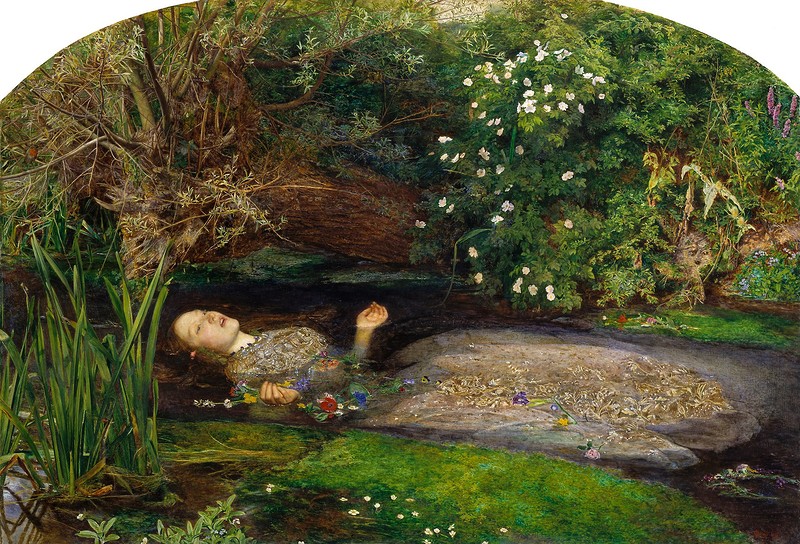 John Everett Millais. Ophelia (1851-1852)