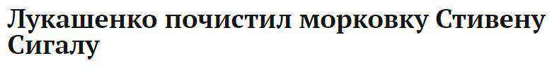 20 самых адских реакций на новость о Стивене Сигале и морковке Лукашенко 20 самых адских реакций на новость о Стивене Сигале и морковке Лукашенко