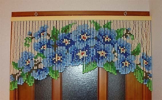 Шторки из бусинок. Это так мило! Шторки из бусинок. Это так мило!