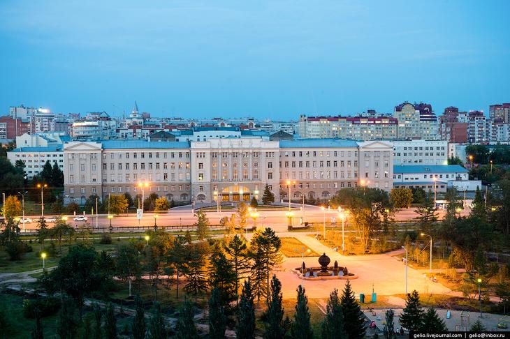 Омску 300 лет. Виды города с высоты