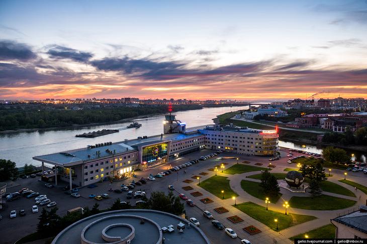 Омску 300 лет. Виды города с высоты