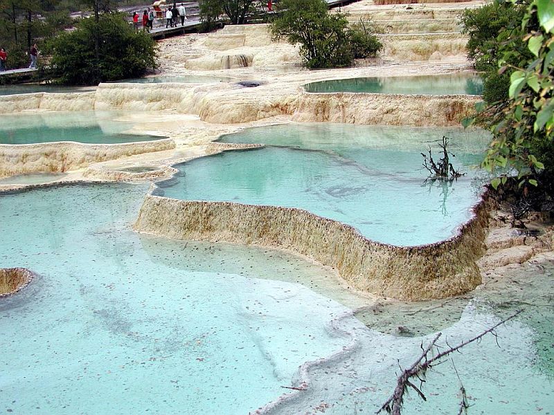 Природный заповедник Хуанлун (Huanglong), Китай