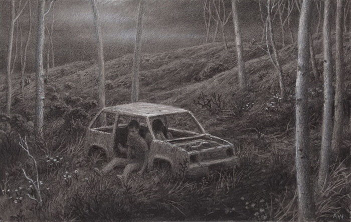 Меланхоличные иллюстрации Aron Wiesenfeld Меланхоличные иллюстрации Aron Wiesenfeld