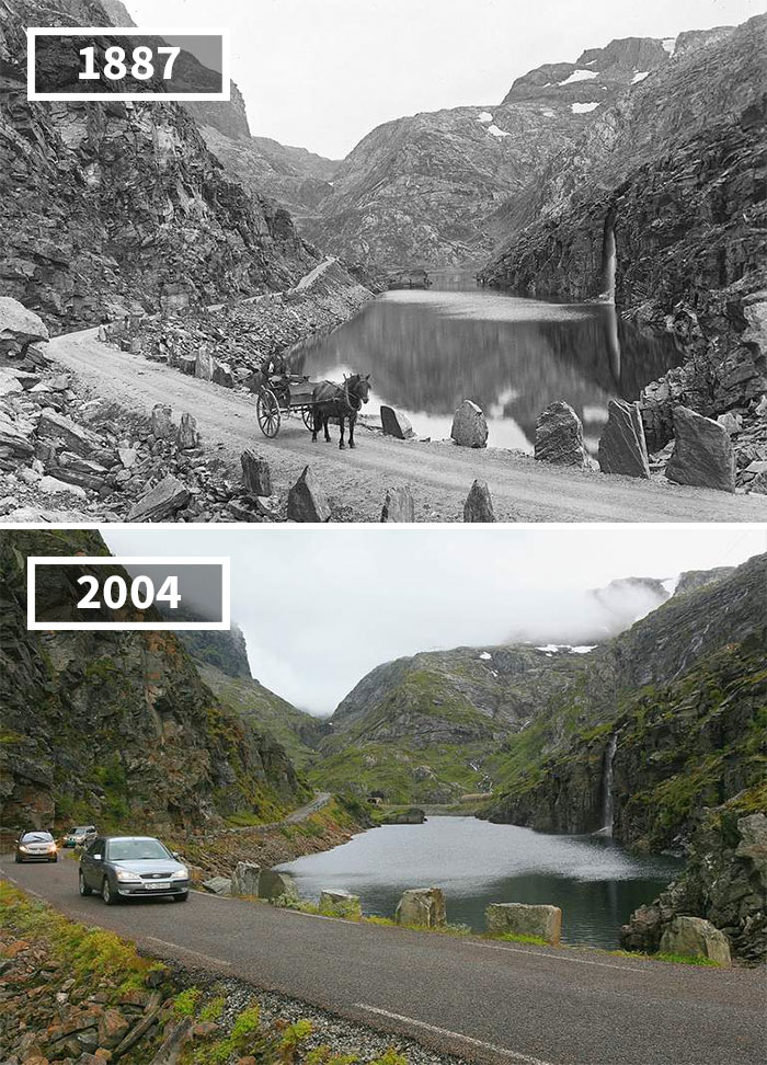 Seljestadjuvet, Odda, Norway, 1887 - 2014