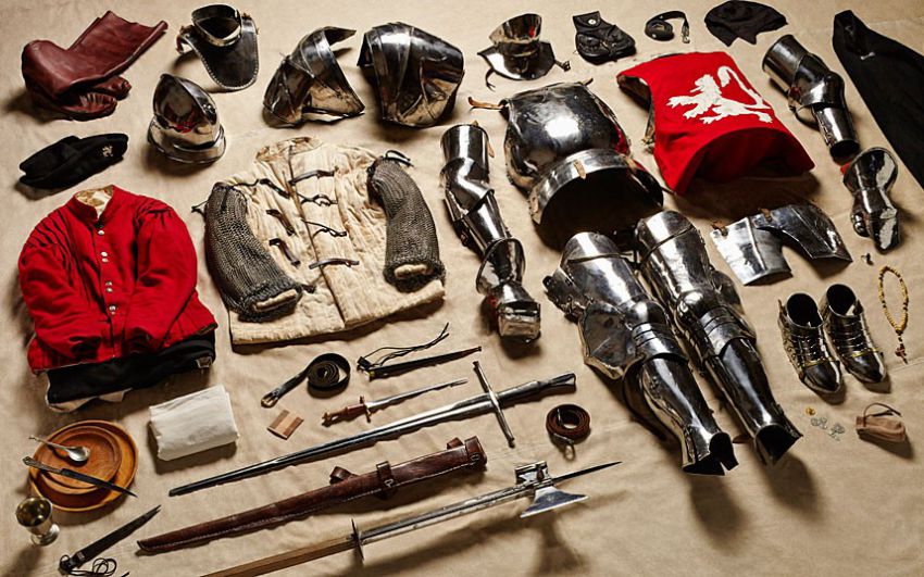 Ammunition and clothing British soldier warrior, ammunition