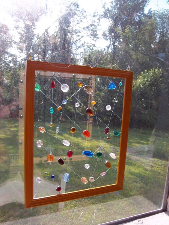 Glass Bead Sun Catcher: 