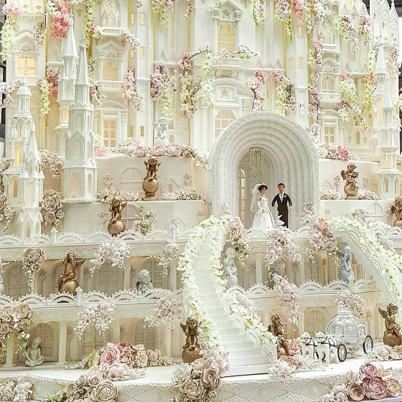 Невероятные свадебные торты, созданные семейной кондитерской Le Novelle Cake