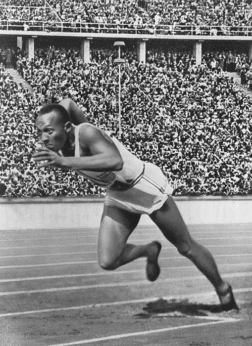 Оуэн Джесси на Олимпийских играх в 1936 году.
