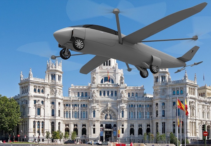 Пятиместный гибрид Skycruiser с вертикальным взлётом. Пятиместный гибрид Skycruiser с вертикальным взлётом.