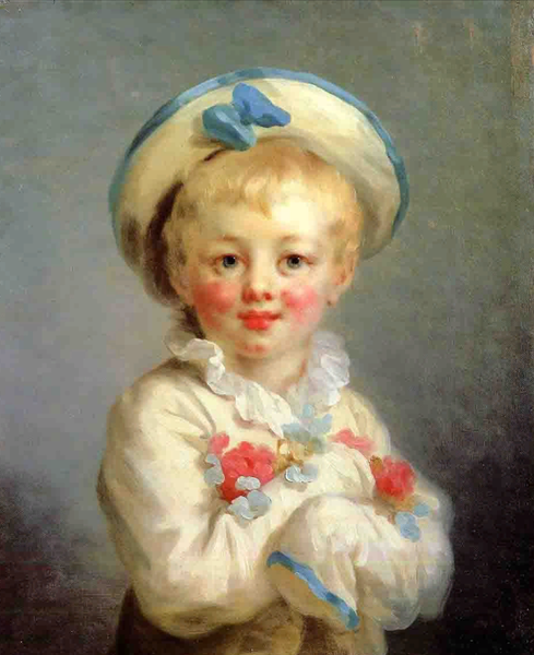 "Портрет мальчика в образе Пьеро", 1780