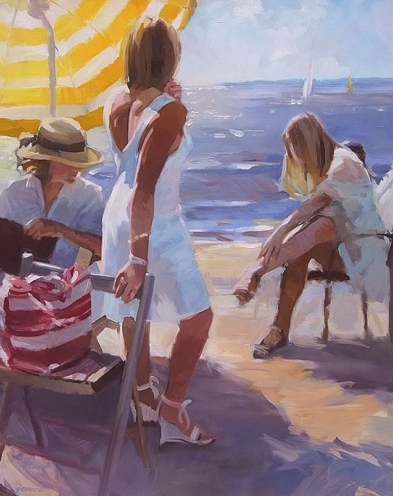 Художник David Farrant. Игра света и тумана