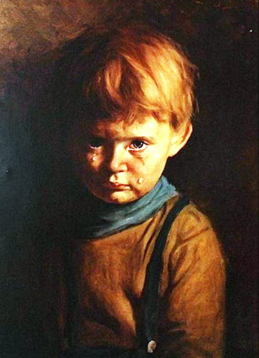 «Плачущий мальчик», Джованни Браголин (Бруно Амадио) (1950-е годы) «Проклятые» картины, которые приносили несчастья всем, кто имел с ними дело
