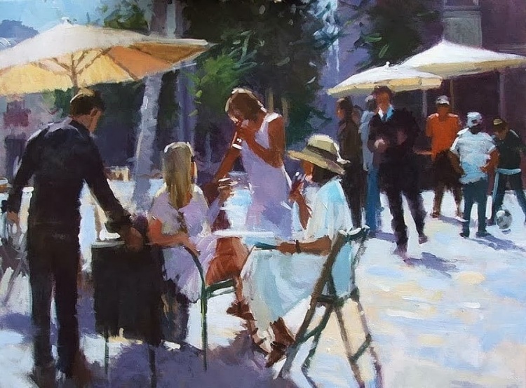 Художник David Farrant. Игра света и тумана