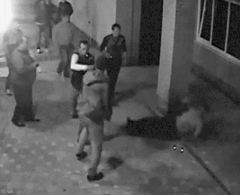 Что бывает с любителями "пойдем поговорим" боксер, карма, драка