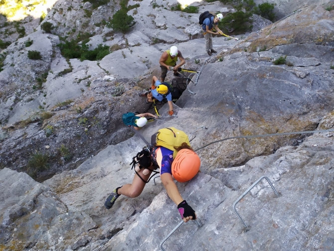 Виа Феррата в Крыму. Гора Ильяс кая (Альпинизм, via ferrata, ferrata, деликли, гид, проводник)