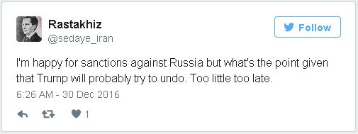 Американцы в соцсетях об антироссийских санкциях Обамы Американцы в соцсетях об антироссийских санкциях Обамы