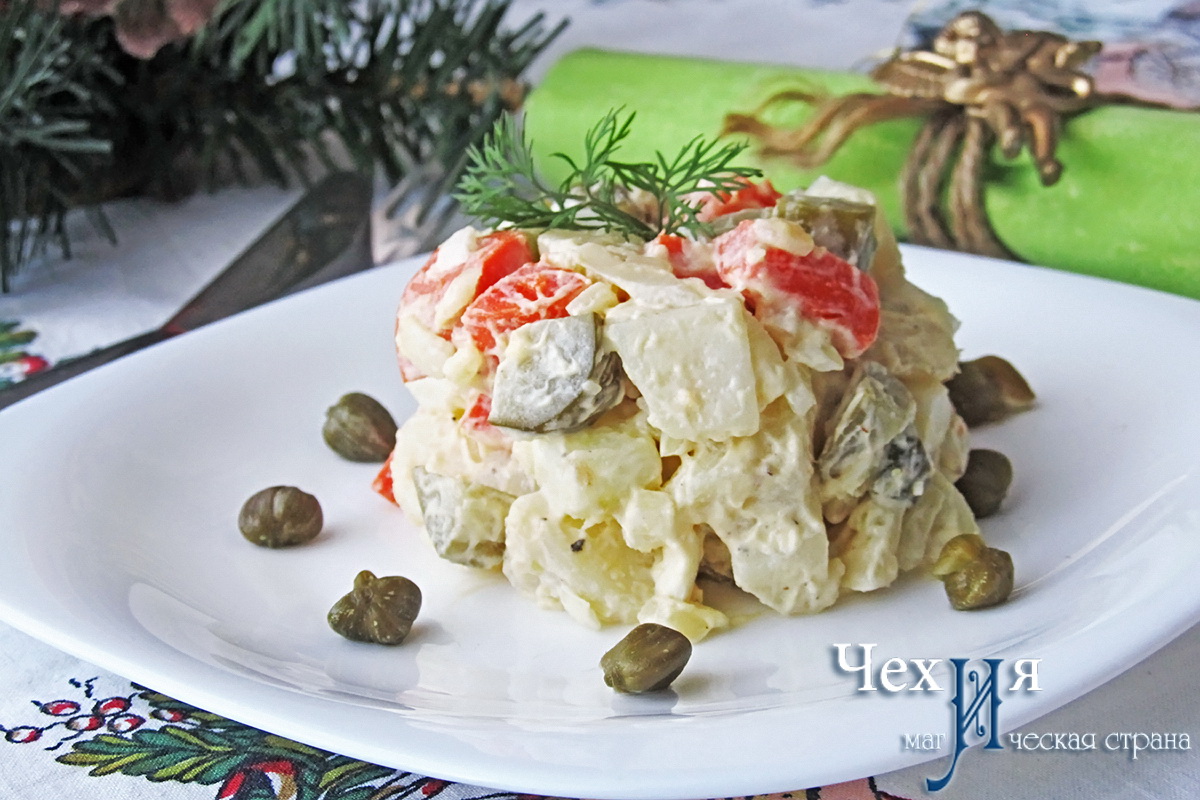 Картофельный салат по-чешски