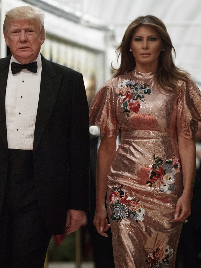 15 блестящих образов Мелании Трамп, которые идеальны для Новогодней ночи (фото 16) 15 блестящих образов Мелании Трамп, которые идеальны для Новогодней ночи (фото 16)