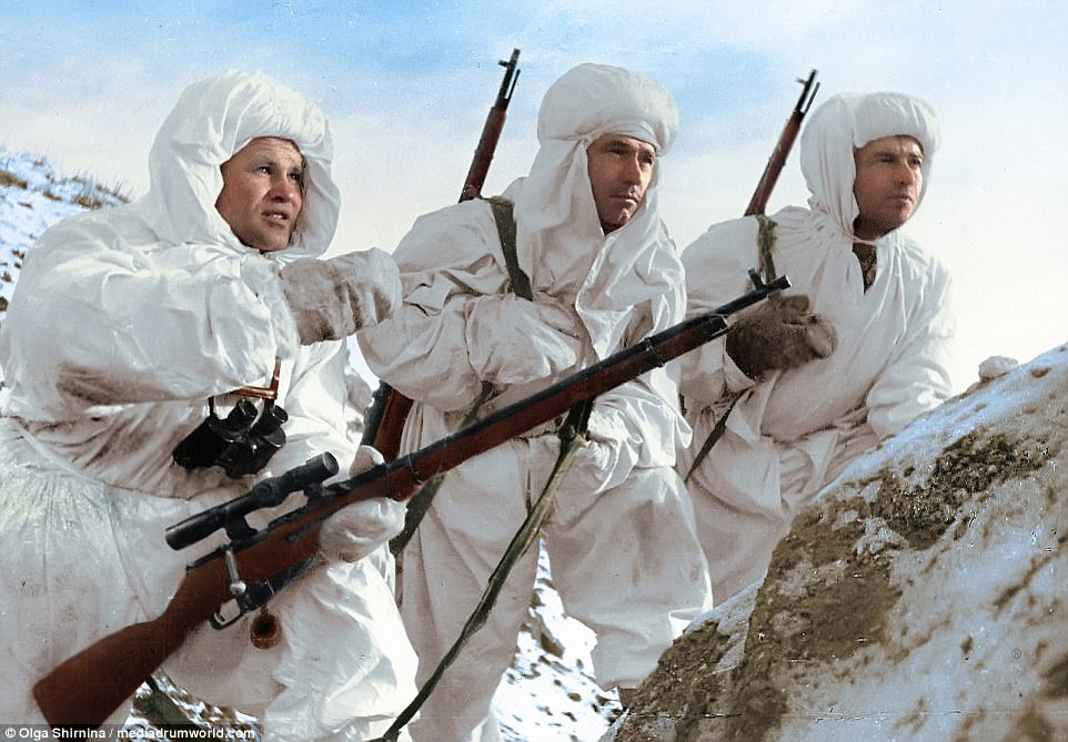 Ожившие лица войны: фотографии битвы за Сталинград в цвете