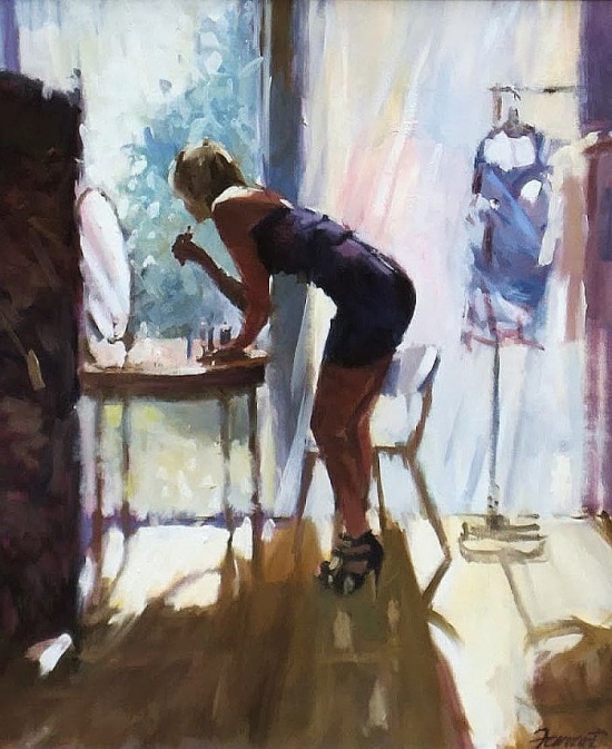 Художник David Farrant. Игра света и тумана
