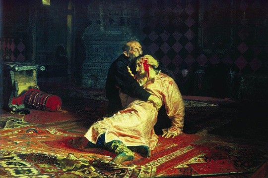 Картина "Иван Грозный убивает сына", Илья Репин Картина "Иван Грозный убивает сына", Илья Репин
