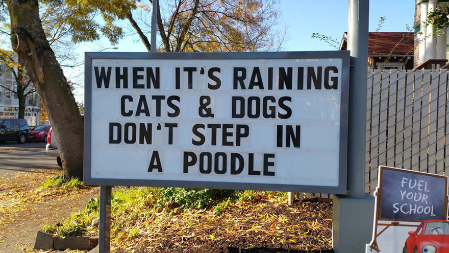 Gas Station Sign