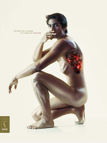 Фотография: Курение убивает: примеры самой шокирующей антитабачной рекламы №4 - BigPicture.ru