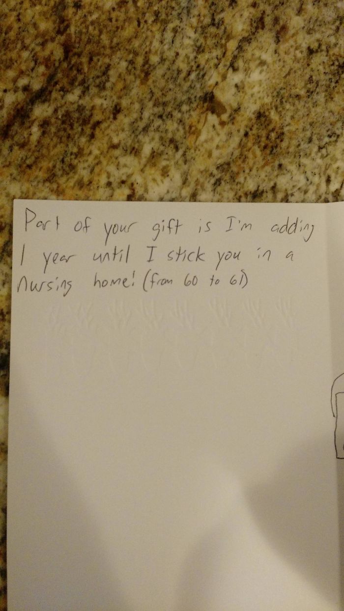 My 11 Year Old Son's Christmas Gift To Me