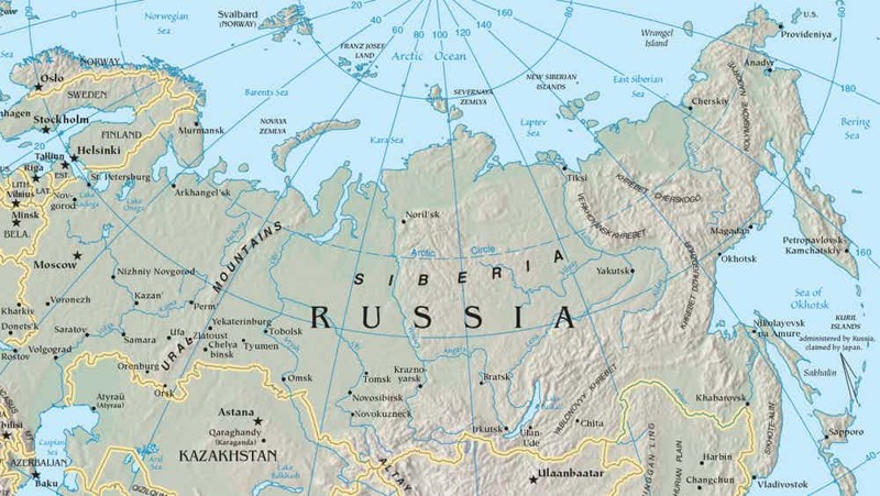 15. Сибирь охватывает большую часть территории России сибирь, факт