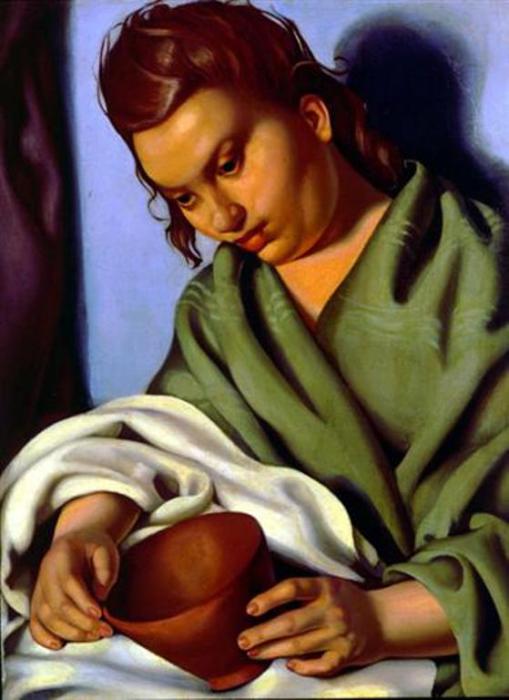 Крестьянка. Автор: Тамара де Лемпицка (Tamara de Lempicka). Крестьянка. Автор: Тамара де Лемпицка (Tamara de Lempicka).