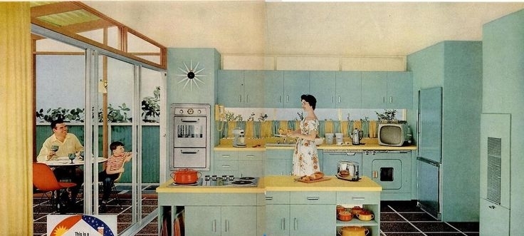 50 ретро-интерьеров 1960-1970 годов
