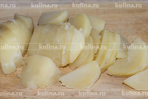 Салат из копченой горбуши