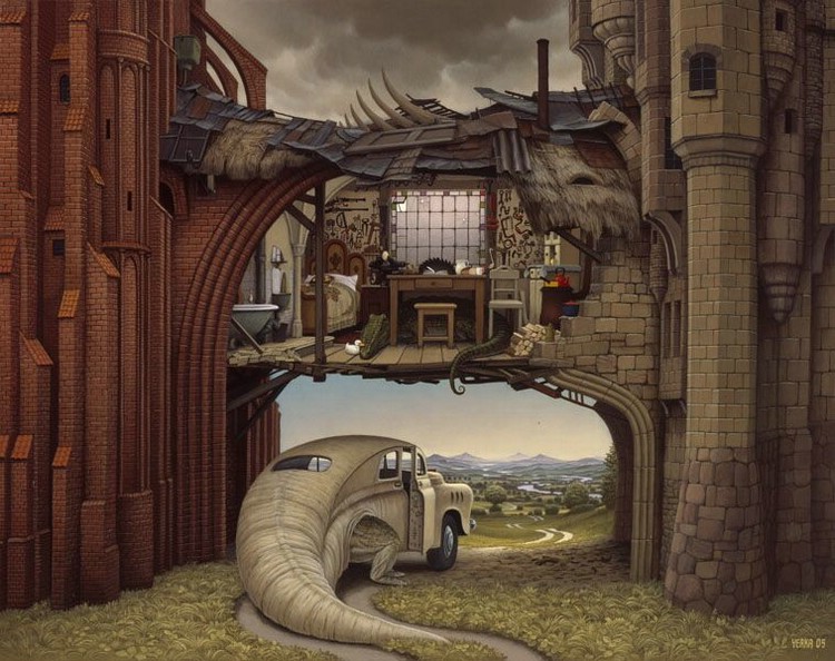 Картины Jacek Yerka Картины Jacek Yerka