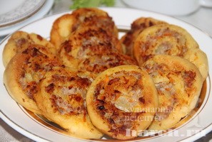 Смаженки творожные с мясом, pirogi pirozhki muchnye blyuda 3043090