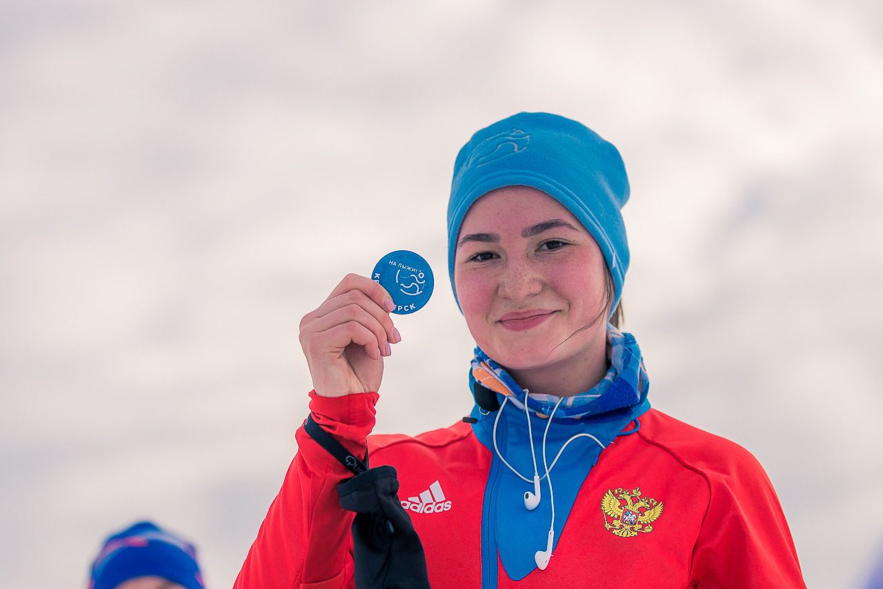 В Красноярске проходят финальные соревнования по лыжным гонкам в рамках проекта «На лыжи!»