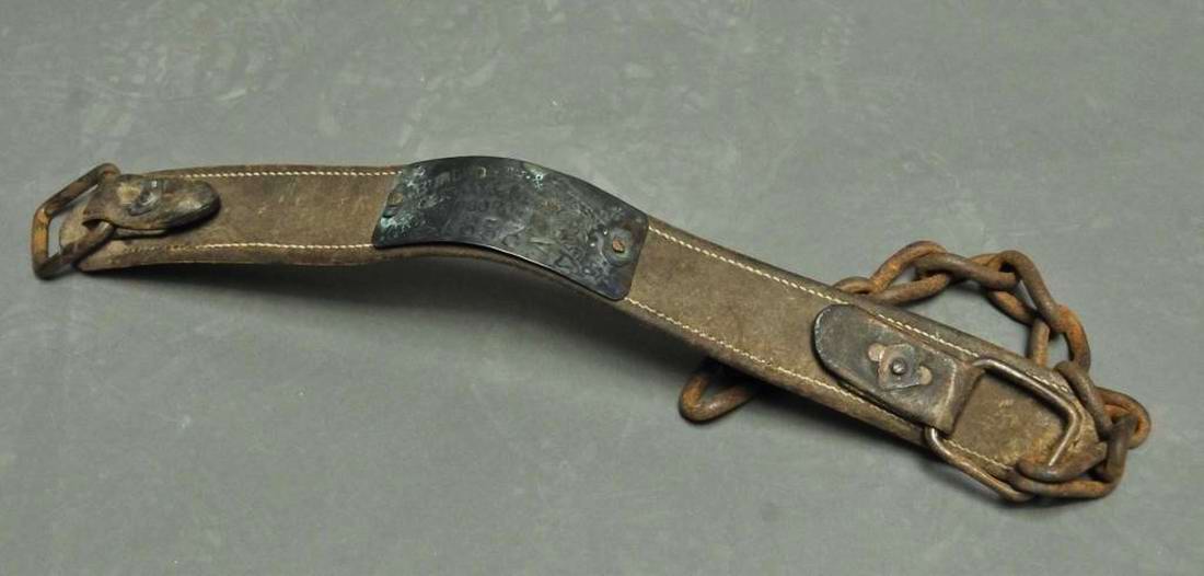 Ошейник североамериканского раба - 1853 год (1)