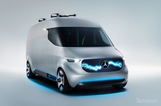 Футуристический курьерский фургон от Mercedes-Benz (19 фото + видео) Футуристический курьерский фургон от Mercedes-Benz (19 фото + видео)