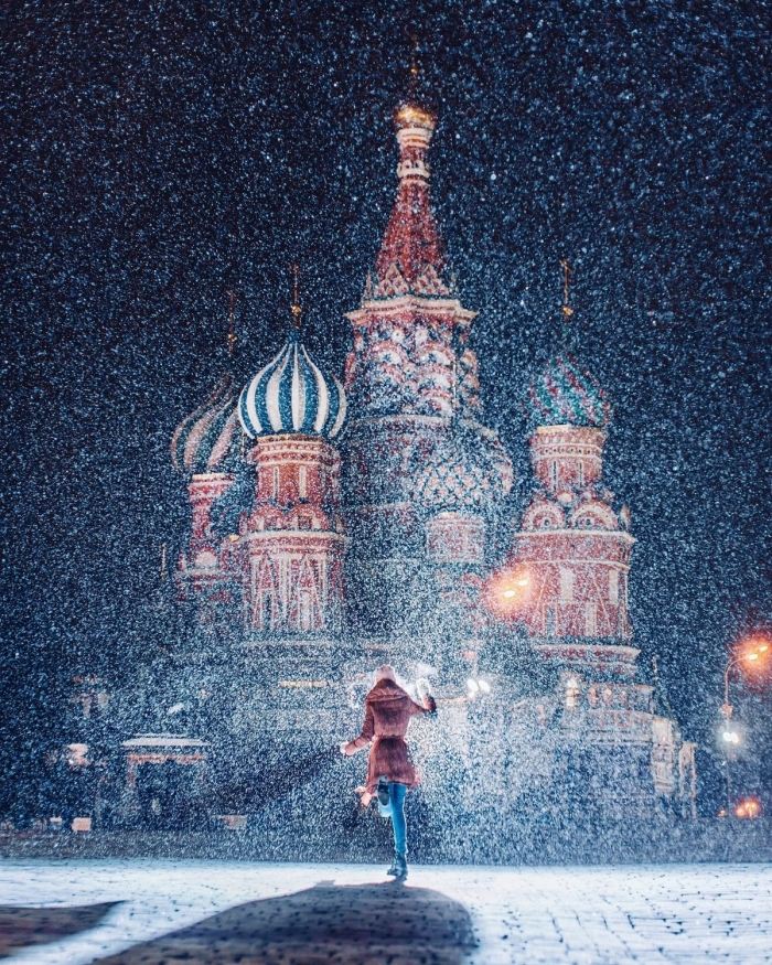 Новогодняя Москва на фотографиях Кристины Макеевой Новогодняя Москва на фотографиях Кристины Макеевой