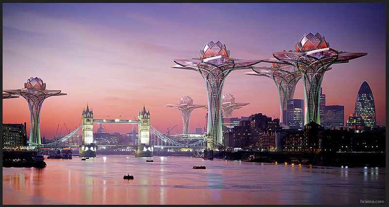 Город в небе - город лотосов - архитектурная утопия или реальность будущего? 