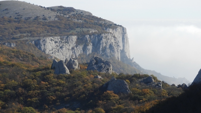 Виа Феррата в Крыму. Гора Ильяс кая (Альпинизм, via ferrata, ferrata, деликли, гид, проводник)