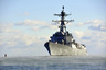 Эсминец USS Rafael Peralta (DDG 115) принят ВМС США 29 июля. Корабль назван в честь сержанта морской пехоты Рафаэля Перальта, который, спасая жизни товарищей, погиб во время второго сражения в Фаллудже в 2004 году (операция «Иракская свобода»).
USS Rafael Peralta, ставший 65-м эскадренным миноносцем типа Arleigh Burke в составе ВМС США, оснащен системой управляемого ракетного оружия Aegis.