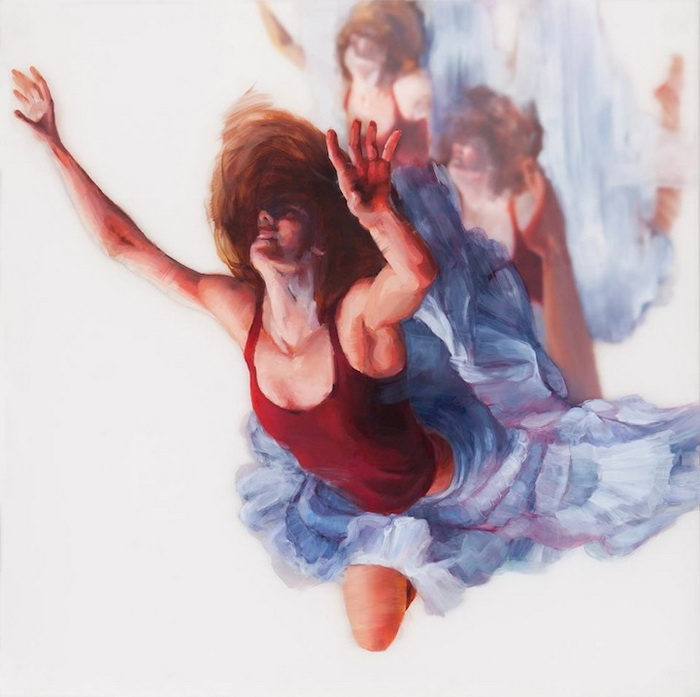 Падение как метафора жизненных перемен на картинах Мишель Джадер