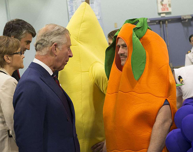 Забавные фотографии королевской семьи