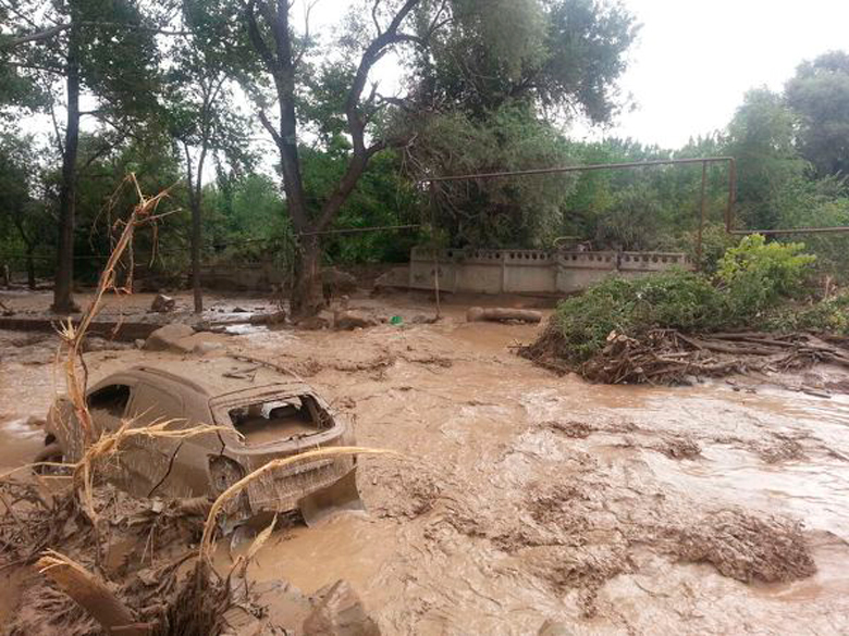 Сход селевого потока привел к ЧП в районе Судака в Крыму
