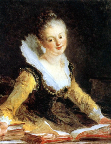 "Портрет мадам Брийон де Жуи, французского музыканта и композитора",1769