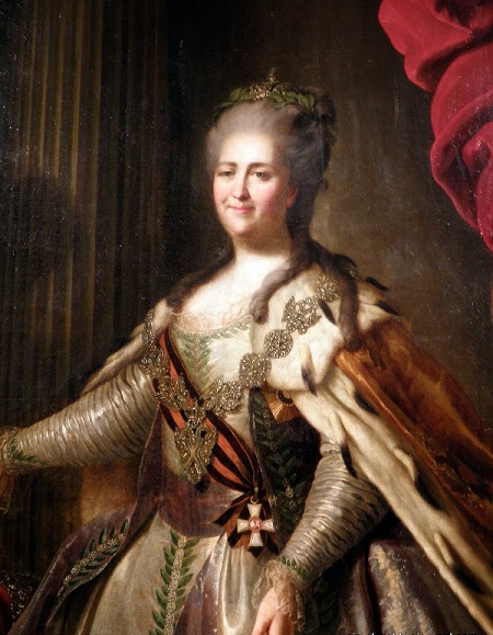 Портрет Екатерины II (1763 год). Автор: Федор Рокотов. Портрет Екатерины II (1763 год). Автор: Федор Рокотов.